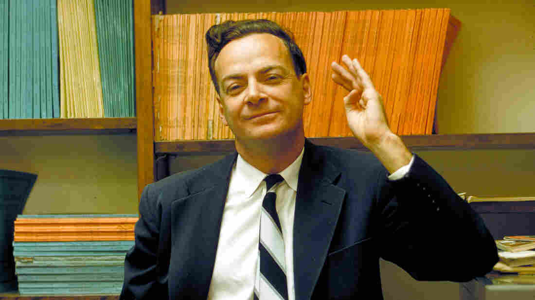 Physicist and mathematician Richard Feynman at the California Institute of Technology, in Pasadena, California, in 1959.