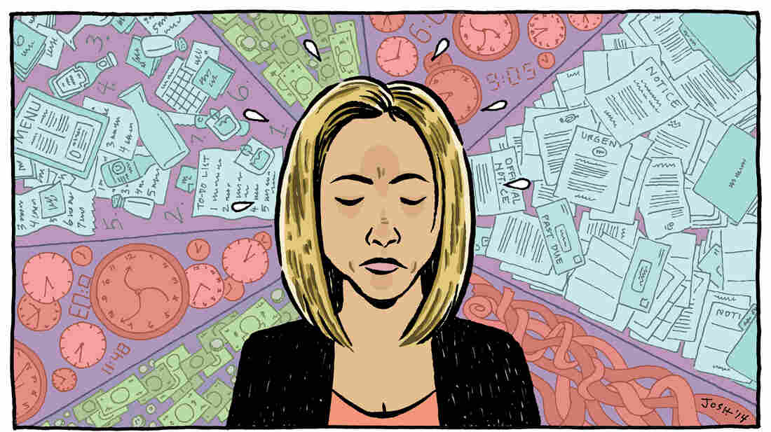 Stress takes a toll on the brain.