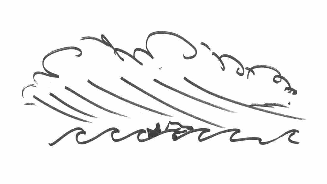 Stronger wind, larger waves.