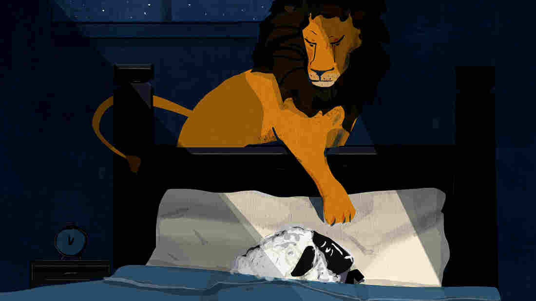Stress hormones that surge with daytime threats still chase us in our sleep, research shows.