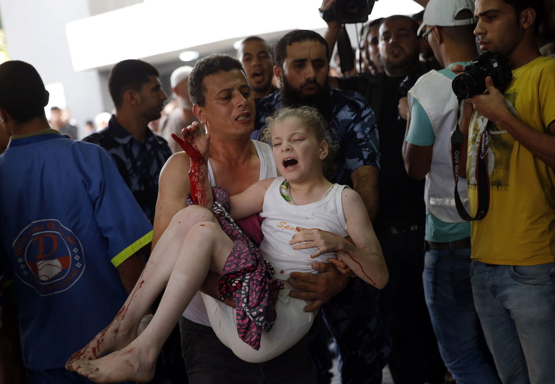 In Crowded Gaza, Civilians Have Few Places To Flee : Parallels : NPR