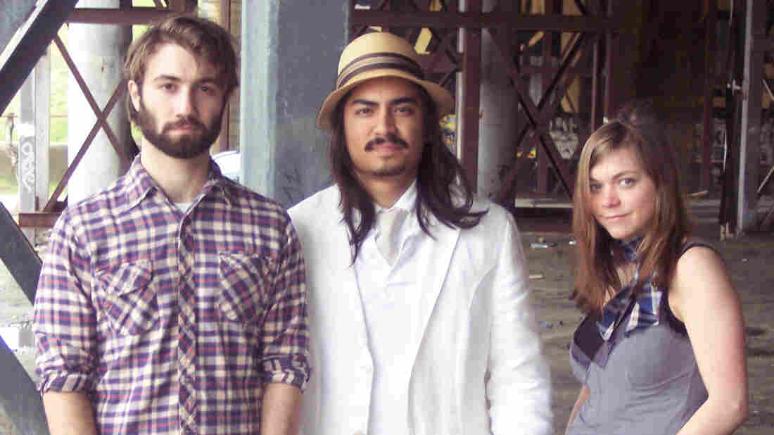 Ben Knox Miller, Jeff Prystowsky, and Jocie Adams of The Low Anthem.