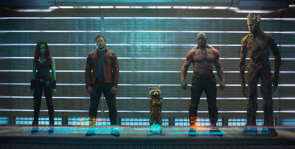 A raccoon and an anthropomorphic tree are among the unlikely band of galactic guardians that Marvel hopes will make its next big franchise. (Marvel)
