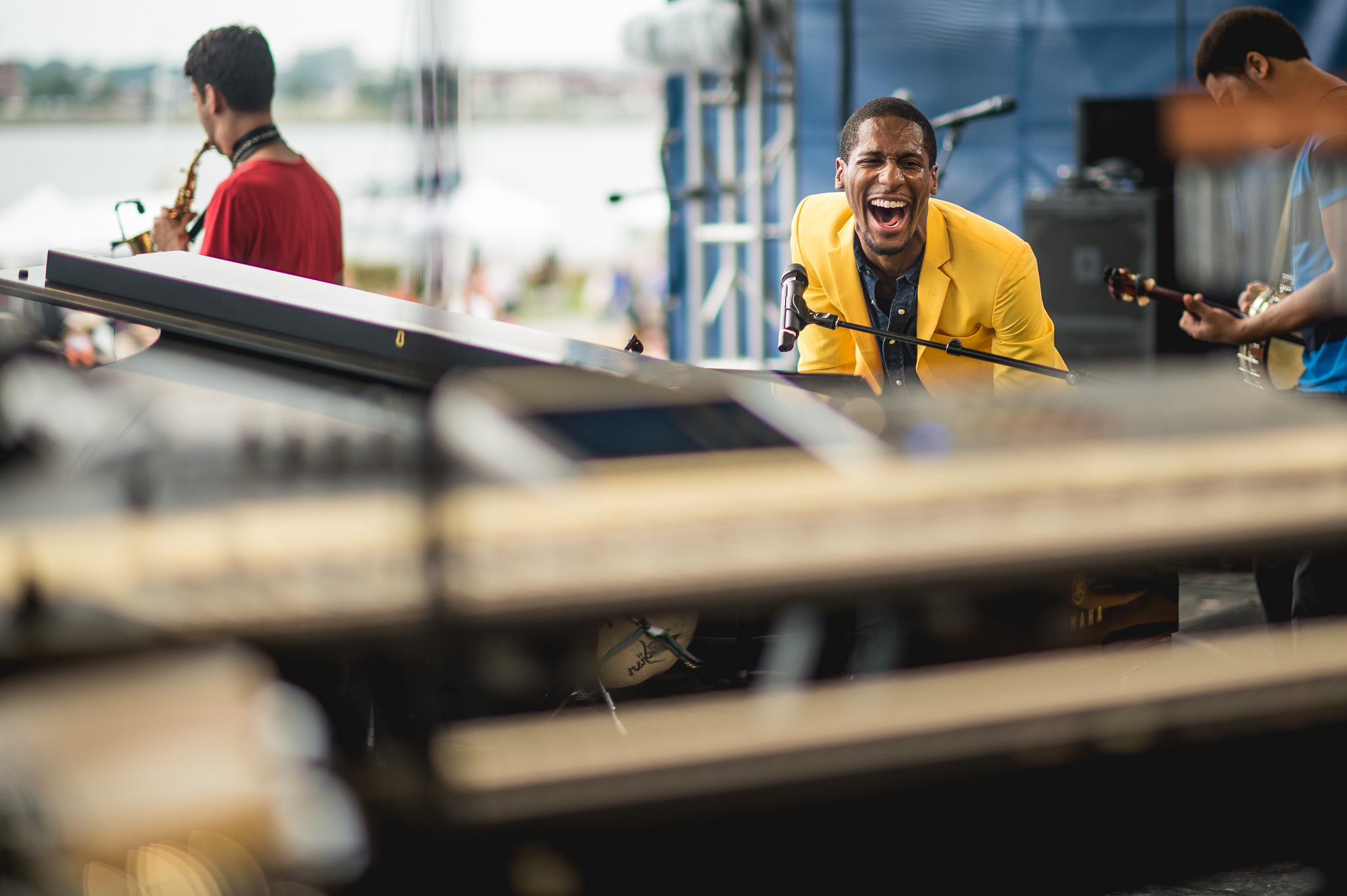 Jon Batiste And Stay Human: Newport Jazz 2014 | NCPR News