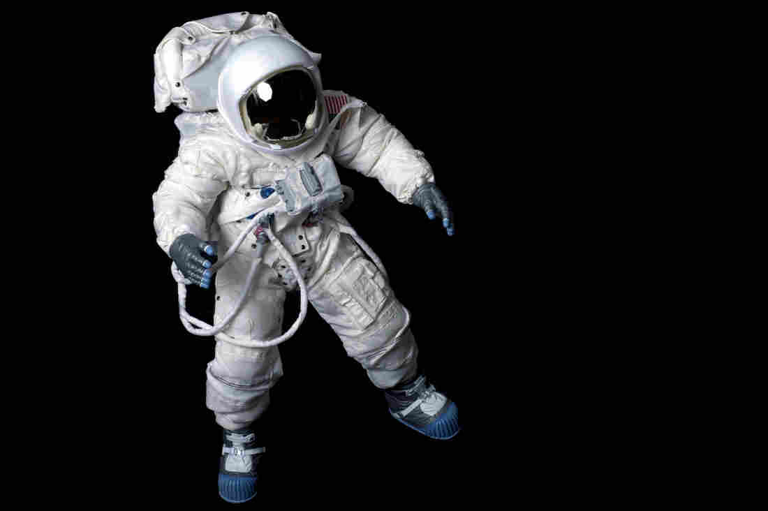 Floating in space