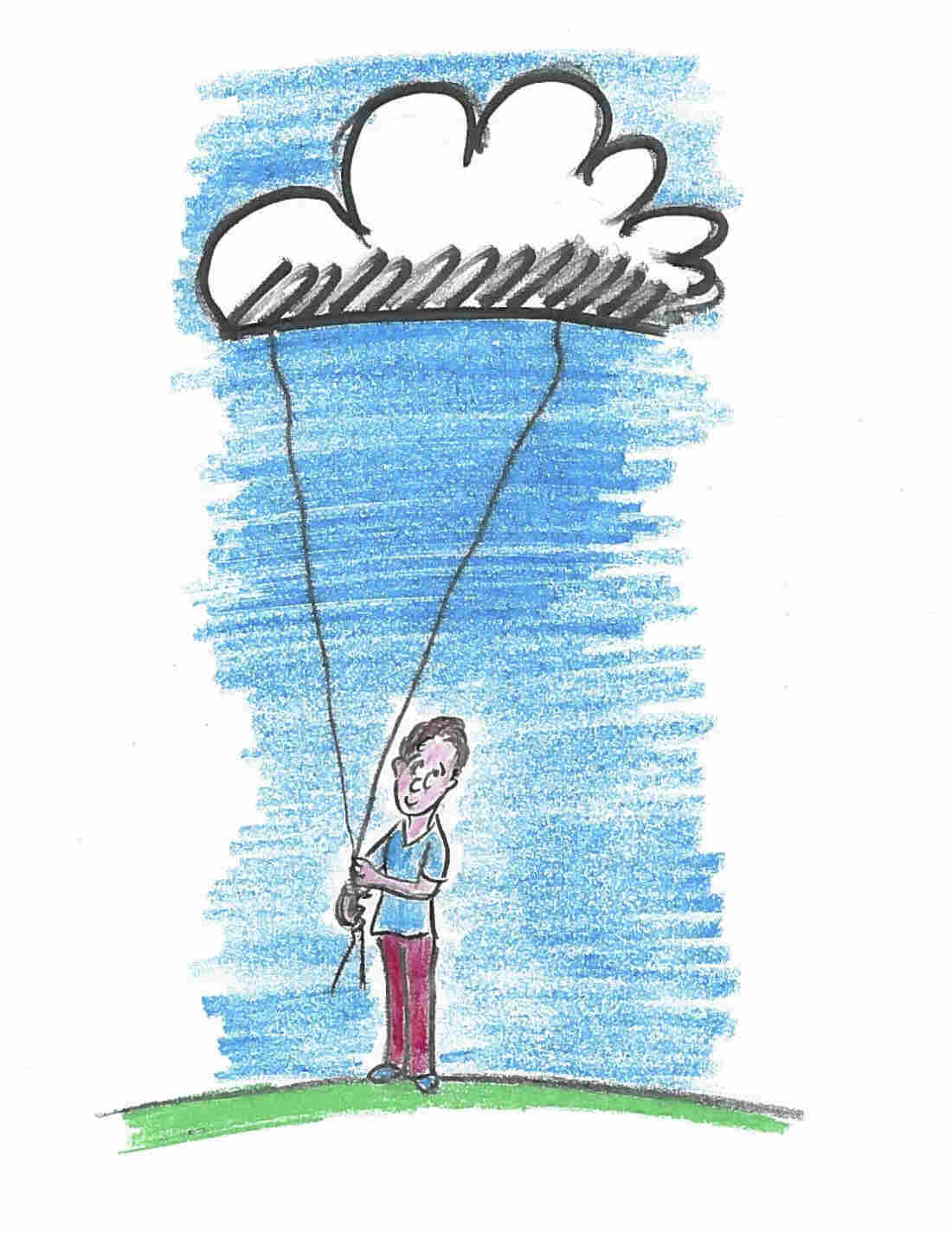 You can own the land but you can't own the clouds above it.