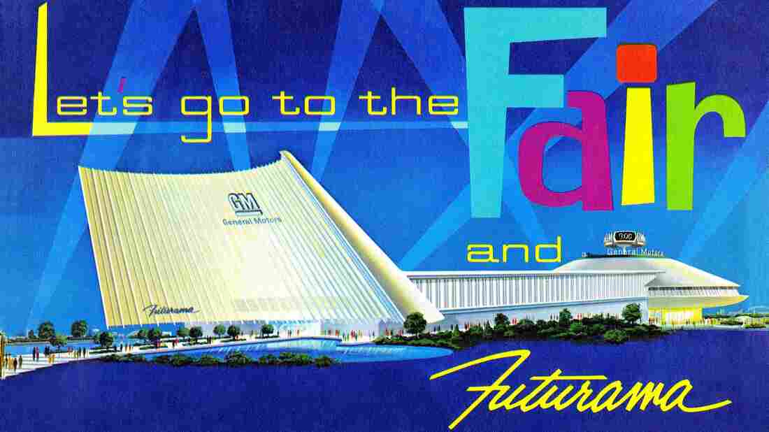 A brochure for Futurama, a World's Fair ride that showcased dioramas of how the future might look.
