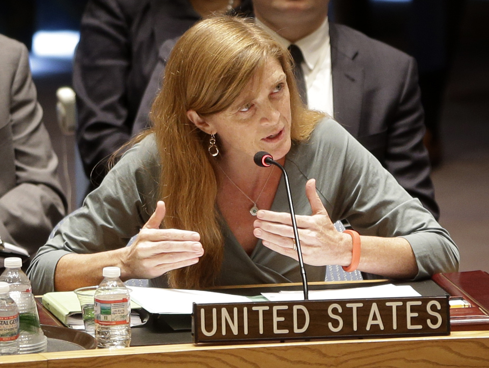 United States Ambassador to the United Nations Samantha Power.