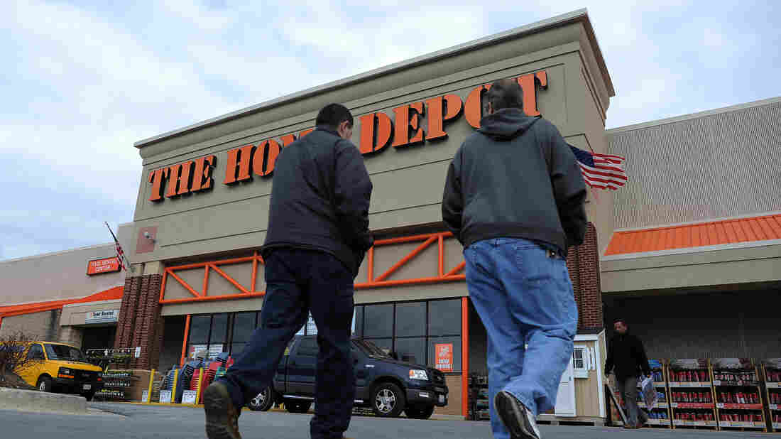 A Home Depot store.