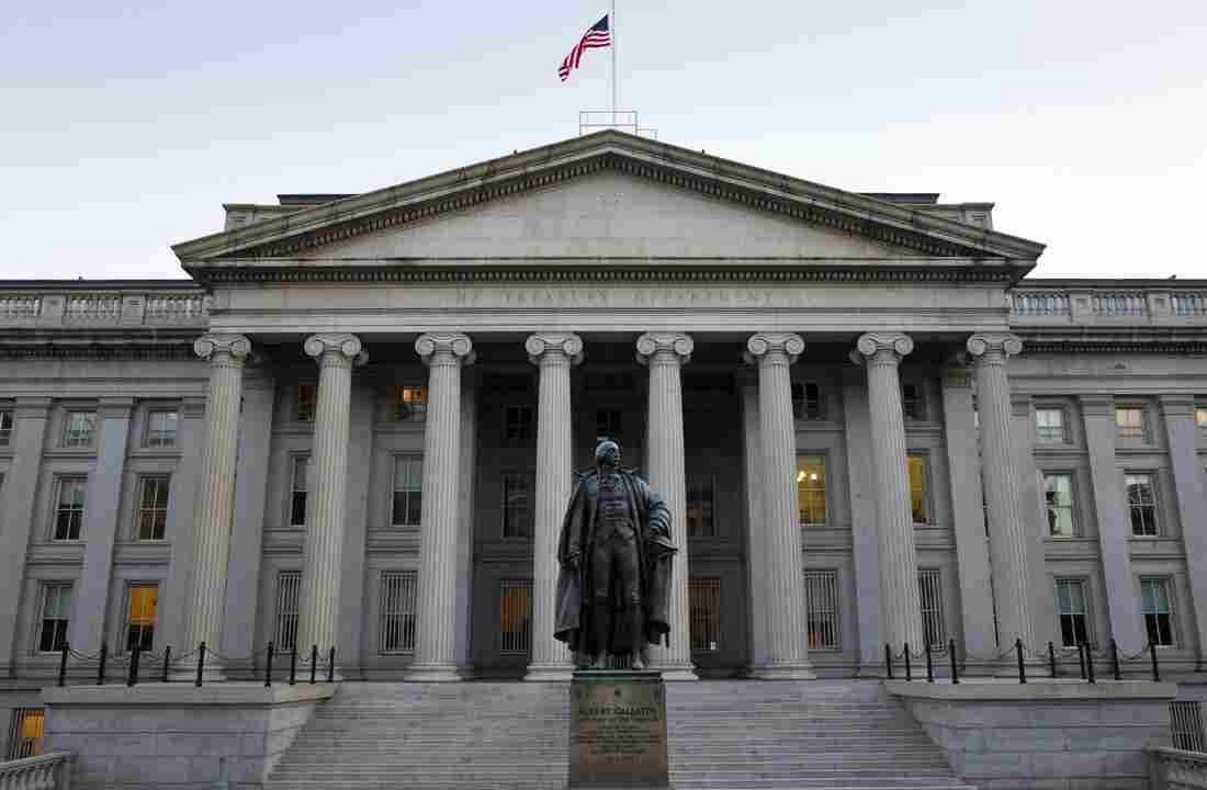 The U.S. Treasury in Washington, D.C.