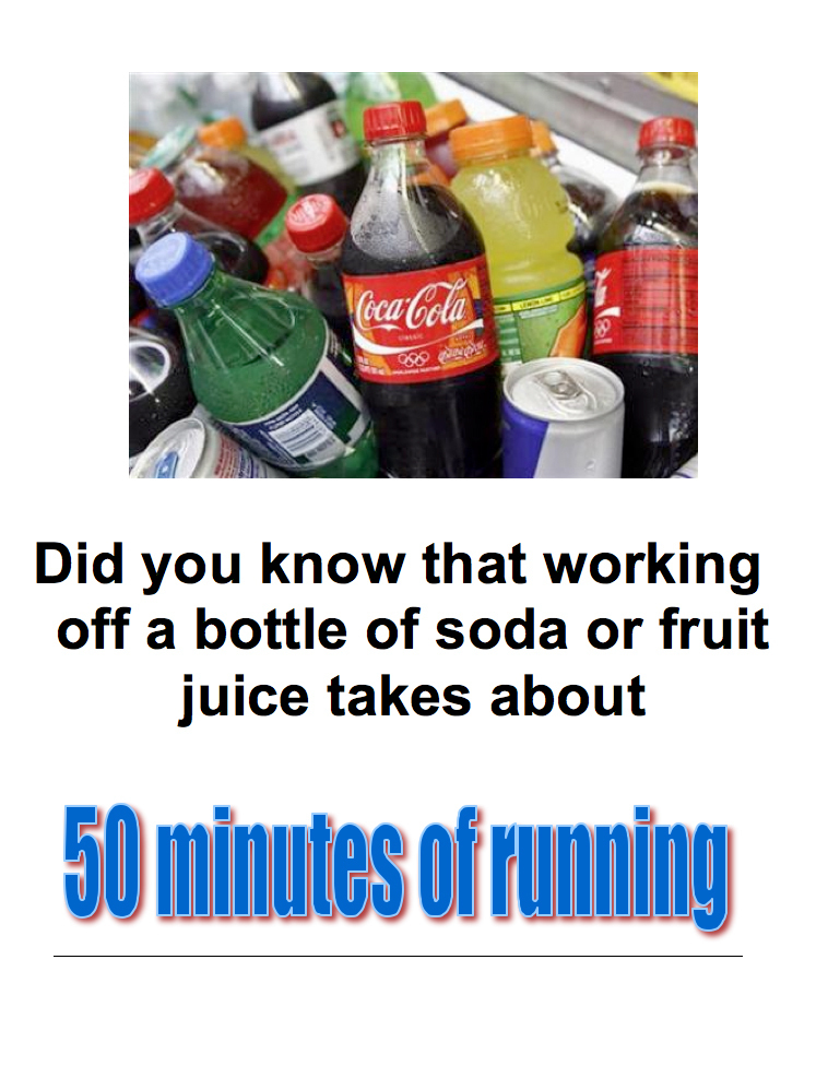 Reality Check To Burn Off A Soda, You'll Have To Run 50 Minutes The