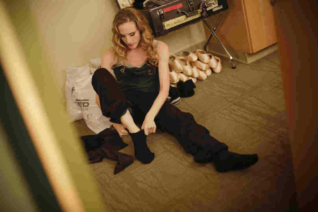 Whelan prepares for one of her last performances of "After the Rain," choreographed by Christopher Wheeldon and performed with her longtime partner Craig Hall.