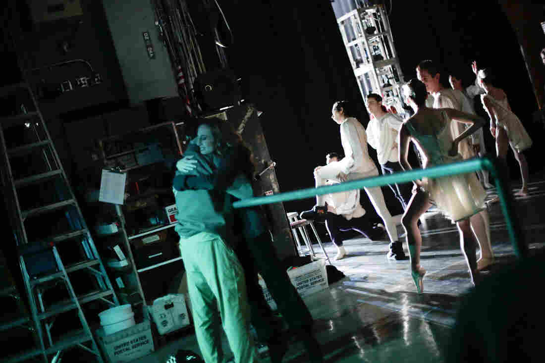 Whelan prepares for one of her last performances of "After the Rain," choreographed by Christopher Wheeldon and performed with her longtime partner Craig Hall.