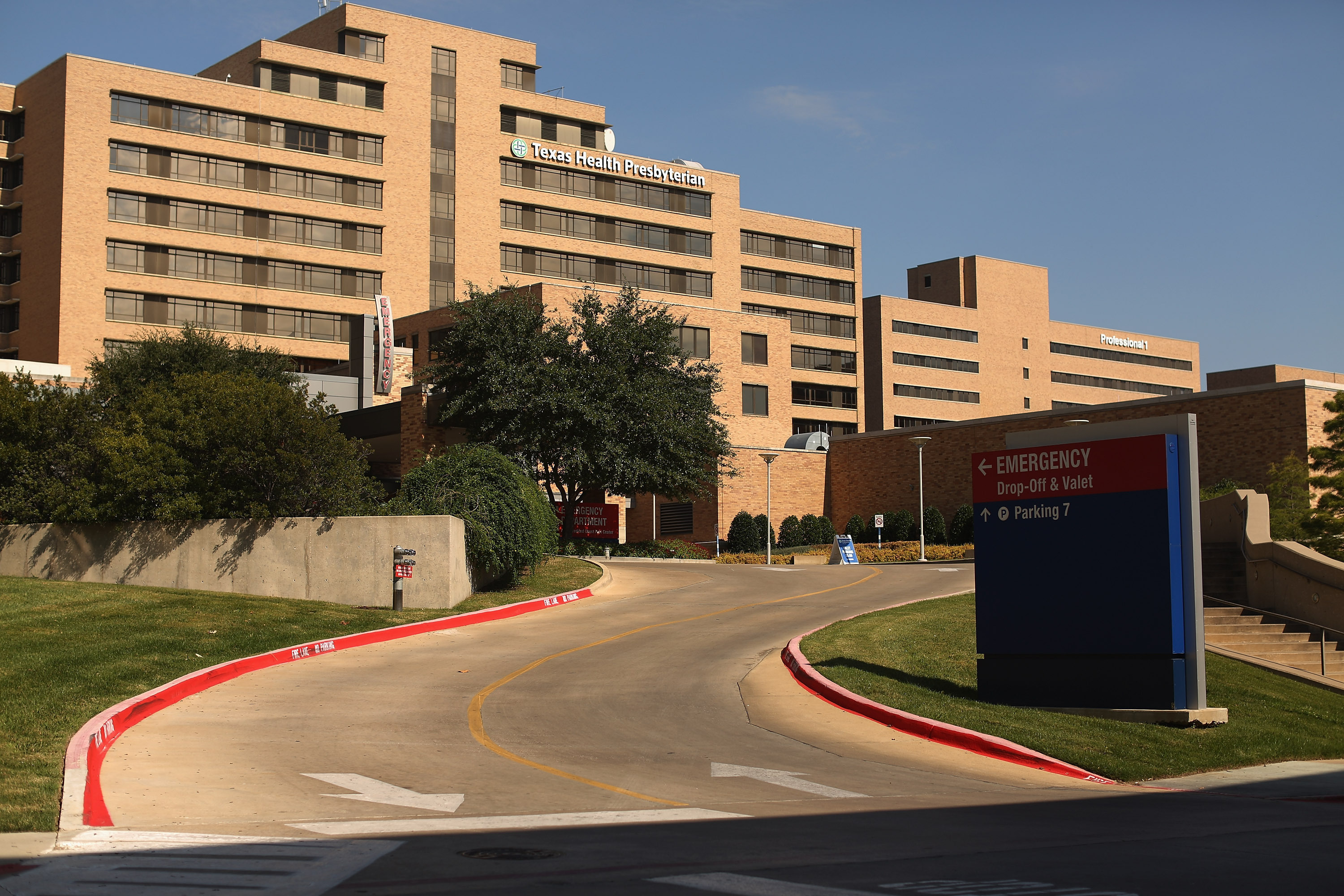 The exterior of Texas Health Presbyterian Hospital. (Getty Images)