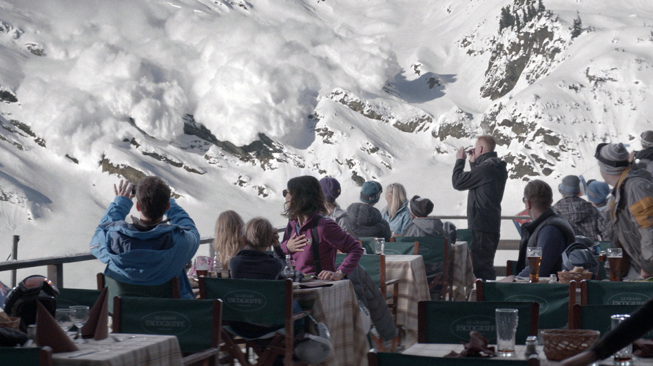 <em>Force Majeure</em> follows the aftermath of a split-second decision made by a father during an avalanche. (Magnolia Pictures)