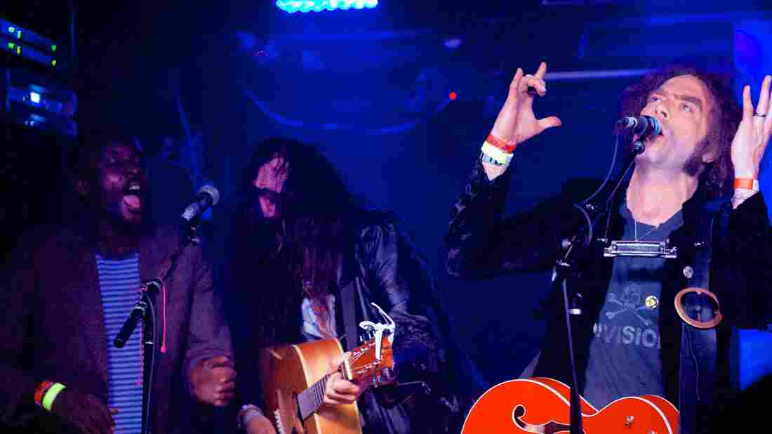 Immigrant Union performing in New York during CMJ.