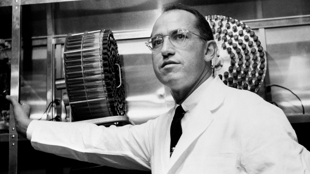 Happy Birthday To Google Doodle Honoree Dr. Jonas Salk! : Goats and