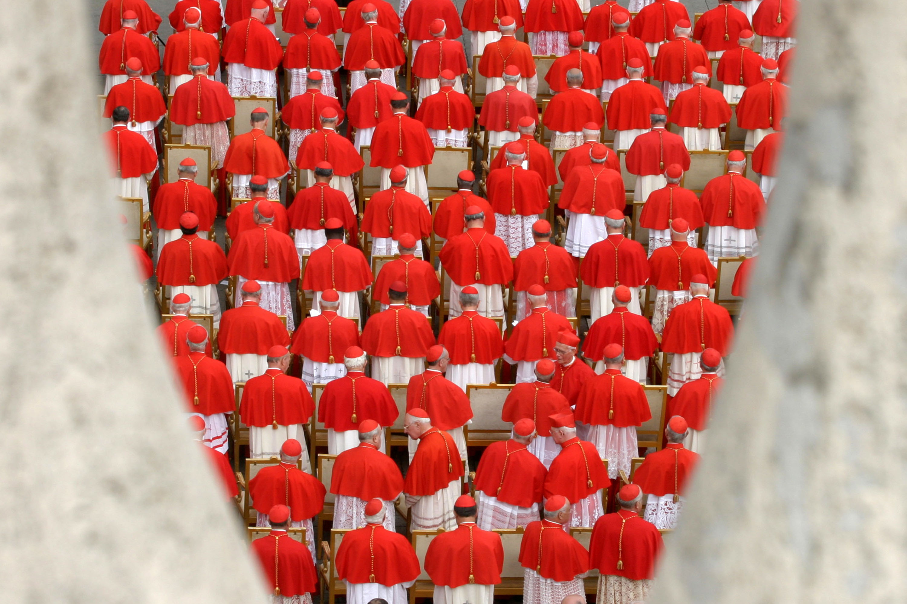 Cardinals in the Catholic Church wear red to signify their willingness to give their lives for the church — the red recalls the blood of the martyrs who died for Christ.