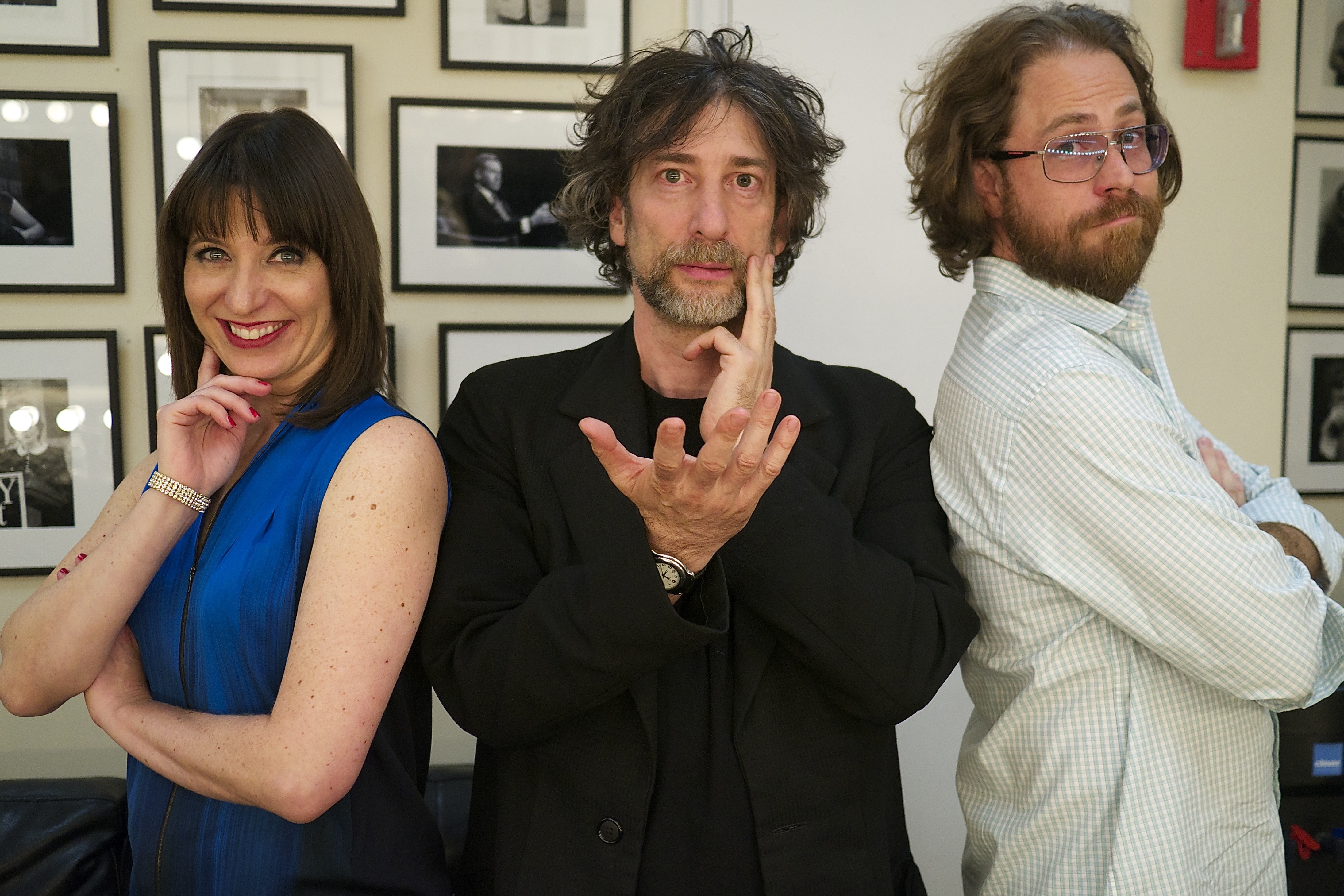 When their powers combine, <em>Ask Me Another</em> host Ophira Eisenberg, author Neil Gaiman and one man house band Jonathan Coulton make a force to be reckoned with. (NPR)