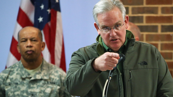 Missouri Gov. Jay Nixon said that parts of Ferguson were "a heartbreaking sight" Tuesday, with residents afraid to go outside.