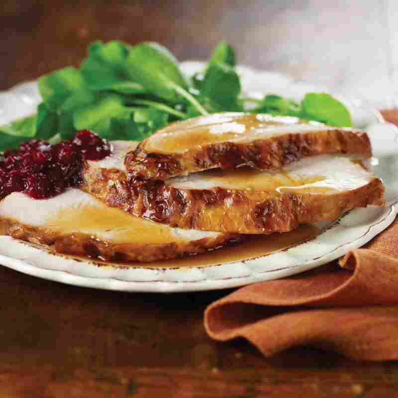 Maple brined turkey breast