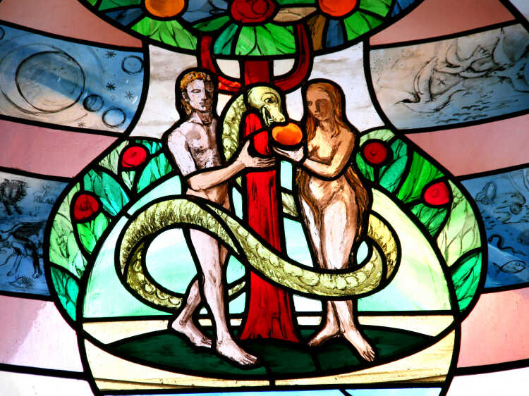 Adam and Eve.