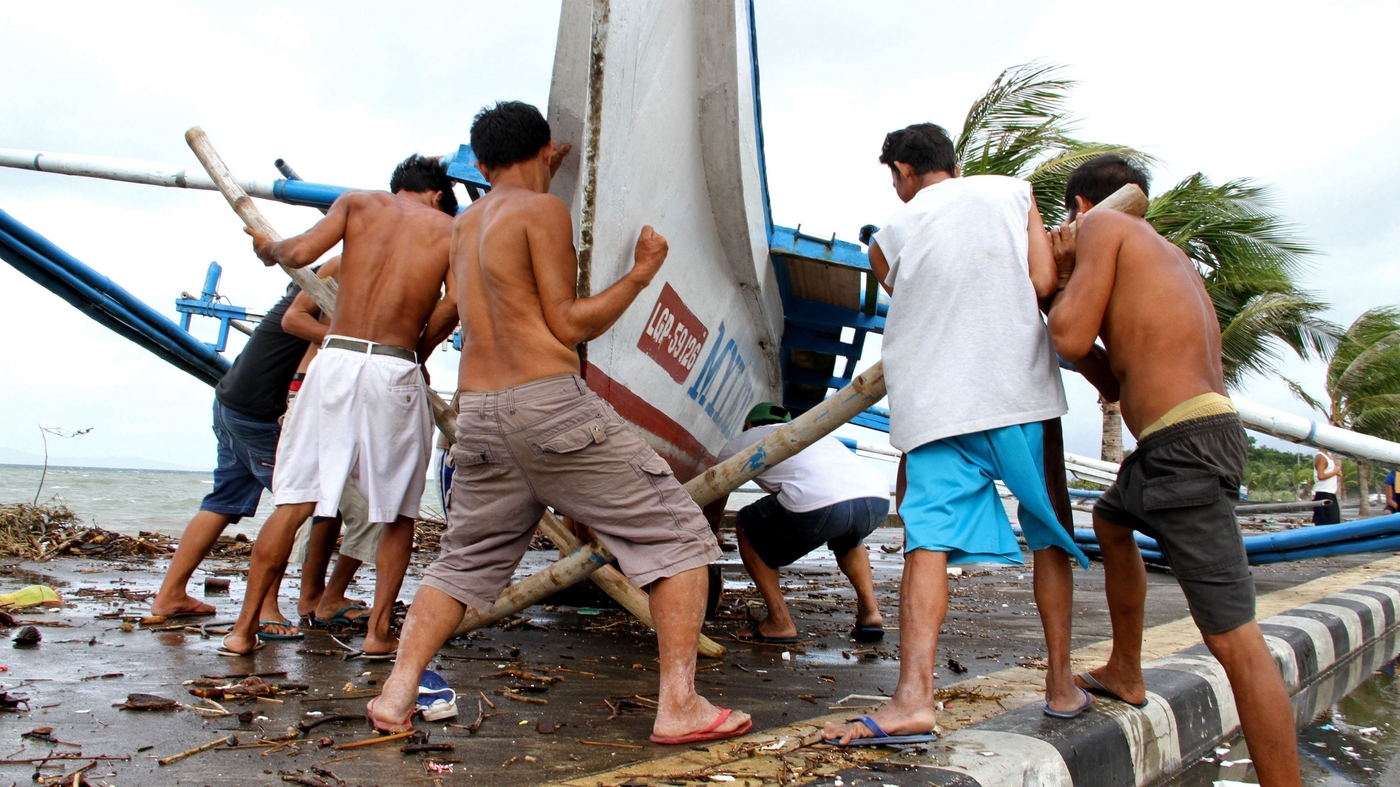 Half A Million Flee To Shelters As Typhoon Hits Philippines : The Two ...
