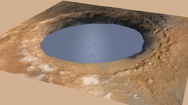 Nasa Photos Show New Signs Of A Lake On Mars The Two Way Npr