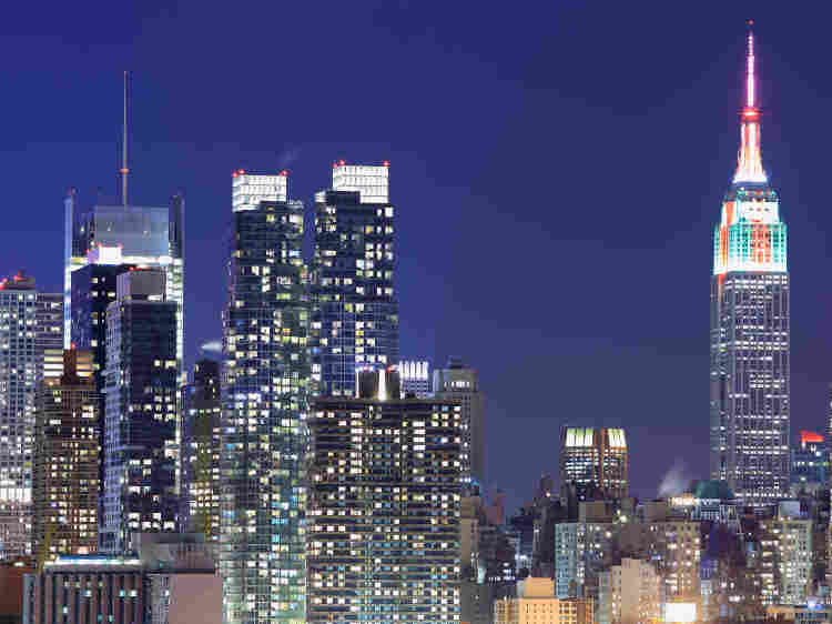 New York City skyline.