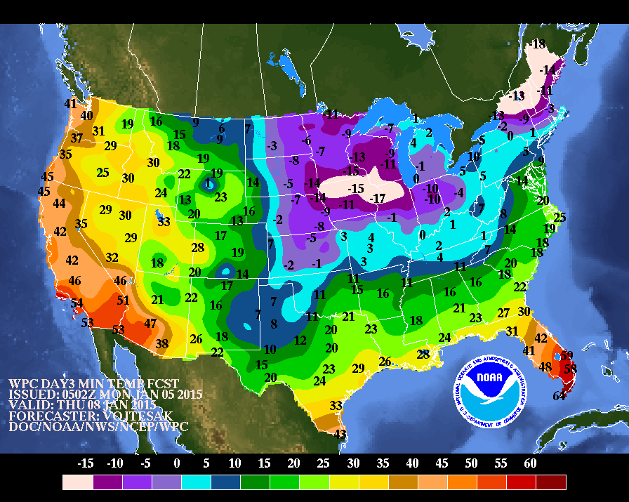 Oh, It's Winter: Huge Swath Of U.S. Will Be Bitterly Cold : The Two-Way