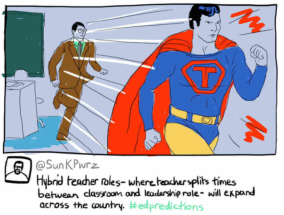 Hybrid teacher roles