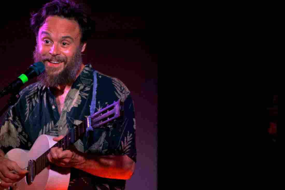 Rodrigo Amarante Sixth and I Synagogue Washington, D.C. Photo by Bob Boilen for NPR Music