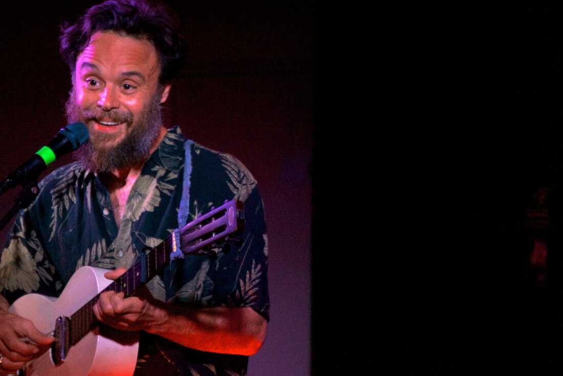 Rodrigo Amarante Sixth and I Synagogue Washington, D.C. Photo by Bob Boilen for NPR Music
