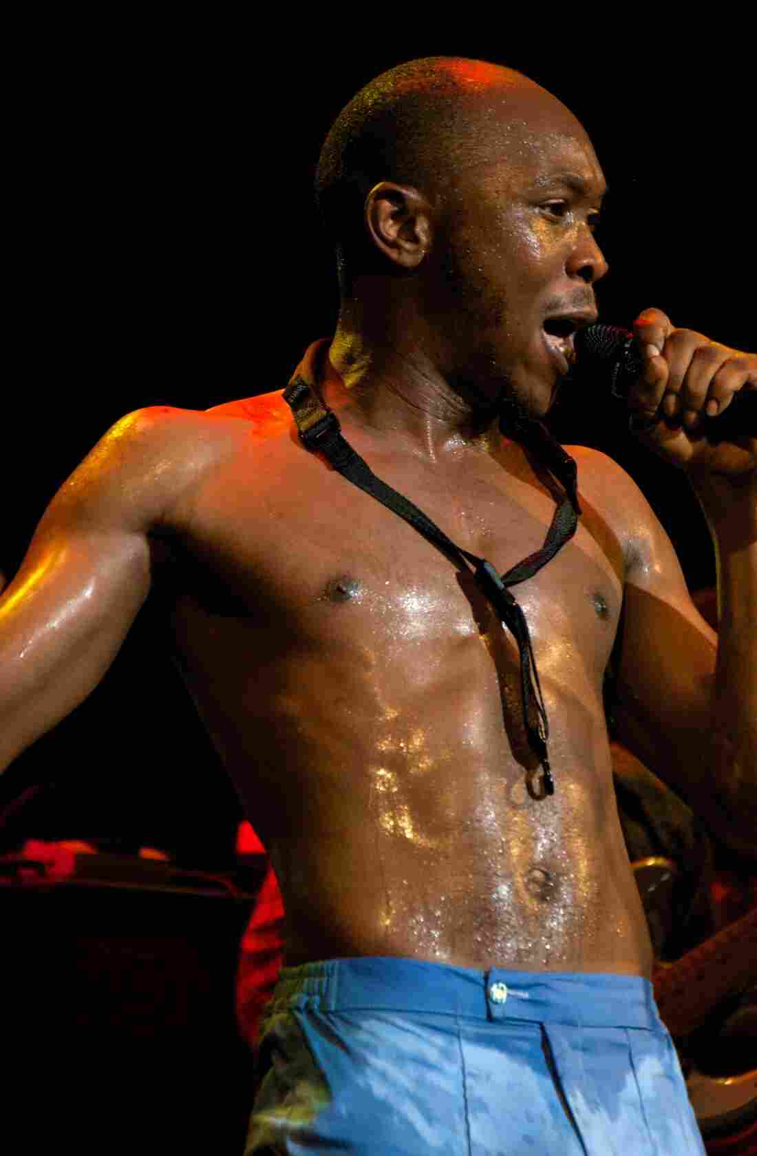 Seun Kuti Howard Theatre Washington, D.C. Photo by Bob Boilen for NPR Music