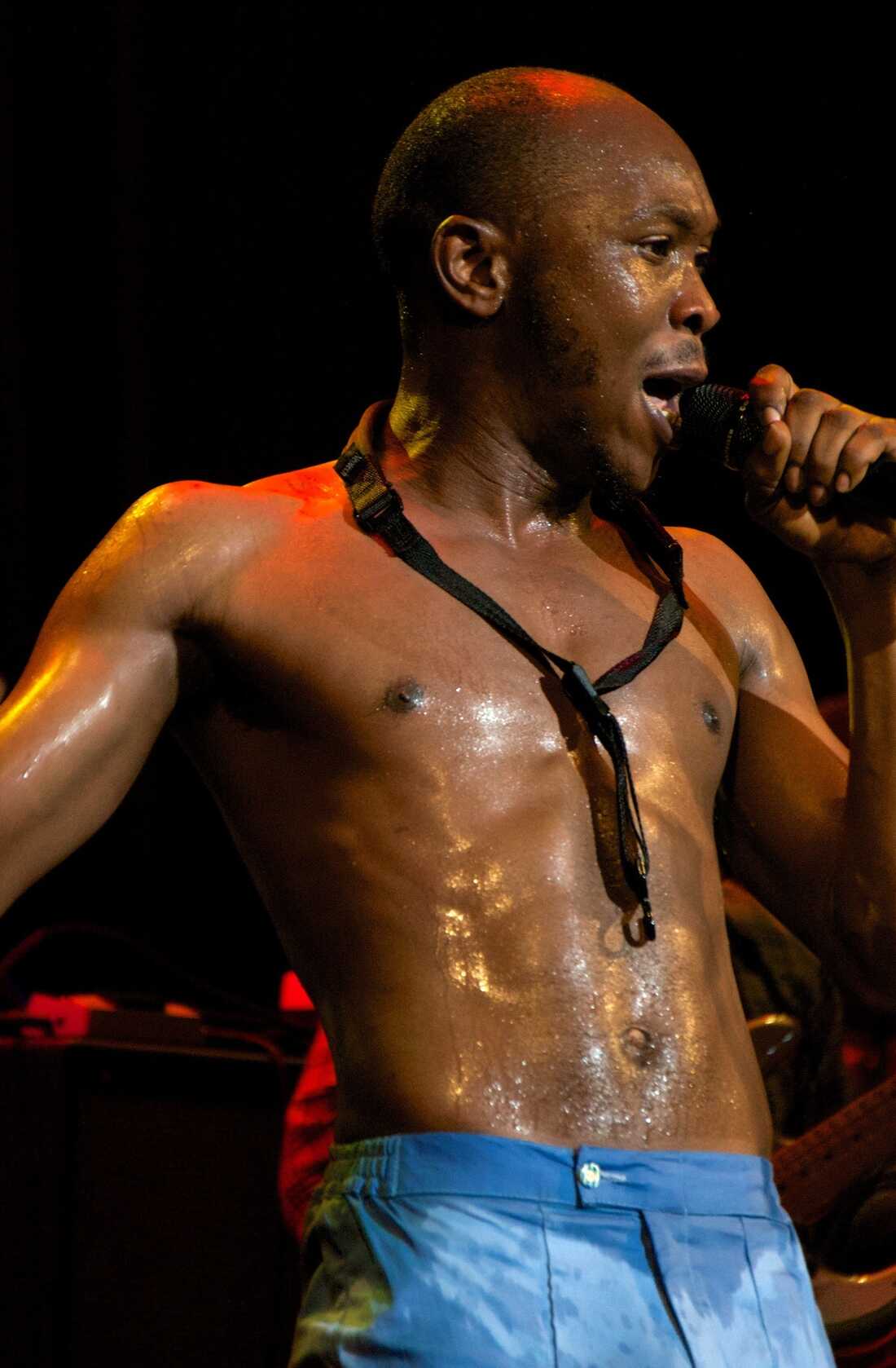 Seun Kuti Howard Theatre Washington, D.C. Photo by Bob Boilen for NPR Music