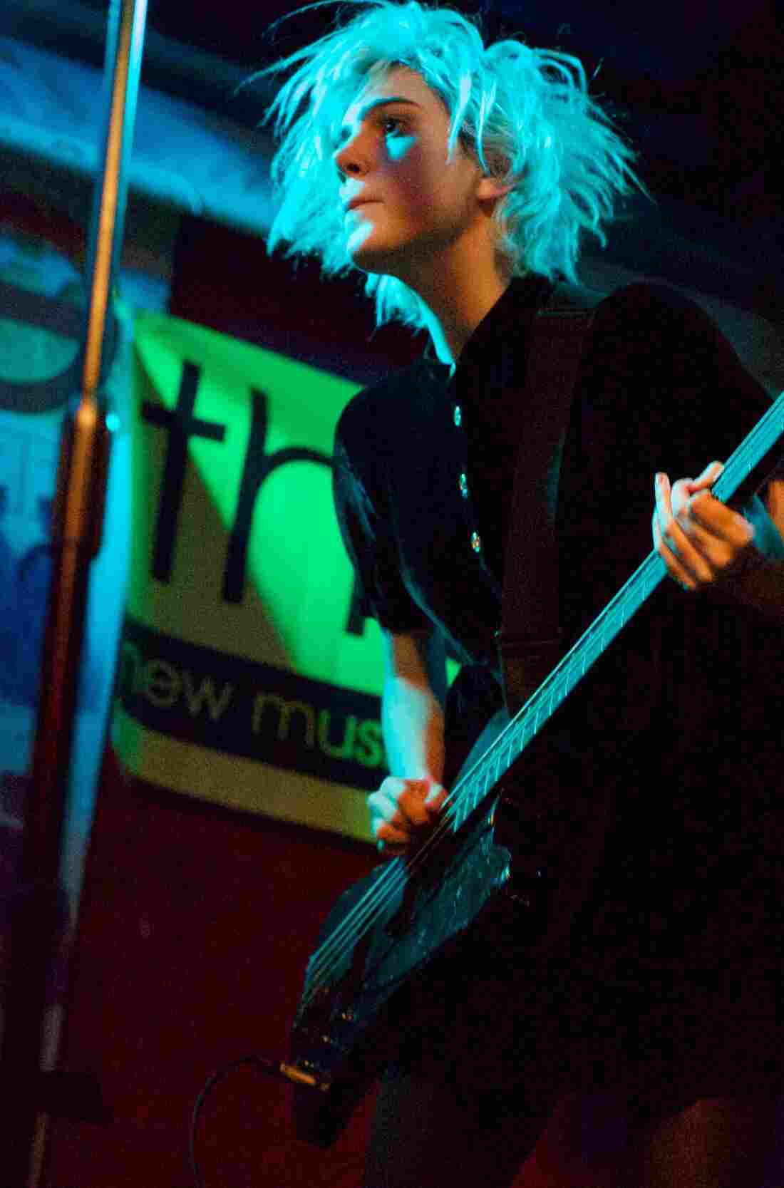Sunflower Bean Pianos New York, NY Photo by Bob Boilen for NPR Music
