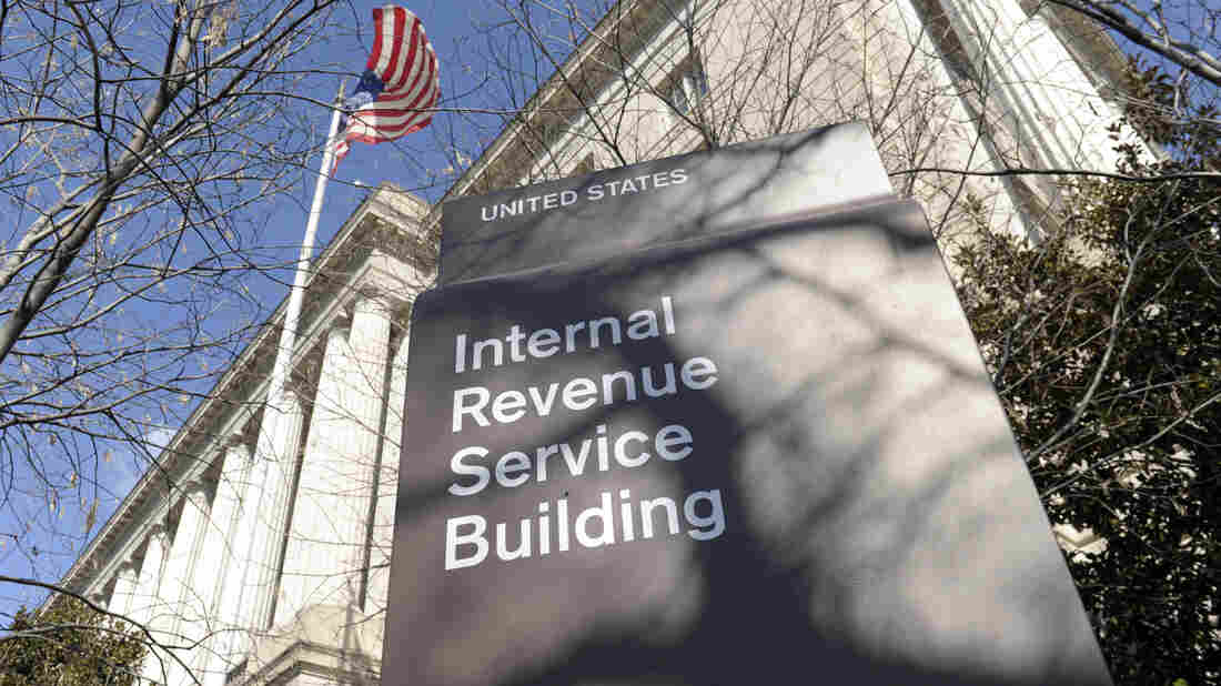 The exterior of the Internal Revenue Service building in Washington, D.C.