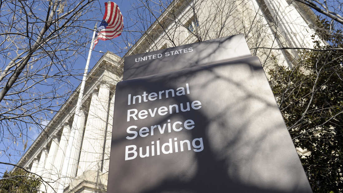 The exterior of the Internal Revenue Service building in Washington, D.C.