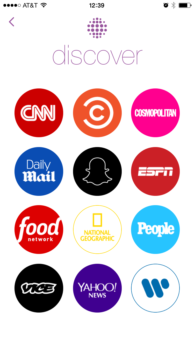 With 'Discover' Feature, Snapchat Bucks Social Trend In News : All ...