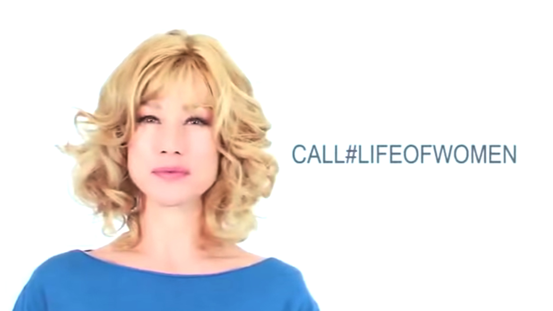 A screenshot from a video produced by the Vatican with Italian actress Nancy Brilli. (YouTube)