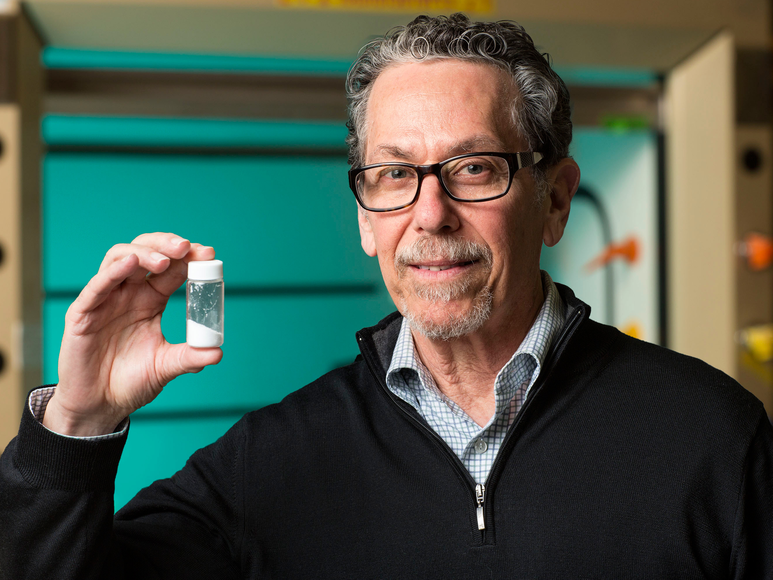 Ronald Evans, director of the Salk Institute's Gene Expression Laboratory, has developed a compound called fexaramine that acts like an imaginary meal. He hopes fexaramine, which tricks the body into burning fat as if it has consumed calories, will lead to an effective obesity and diabetes treatment in humans.