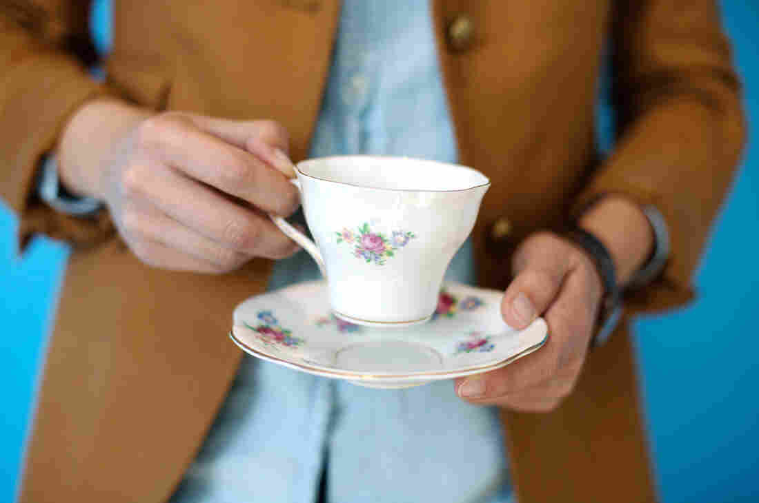 The perfect cup of tea, prepared by Alison Bruzek.