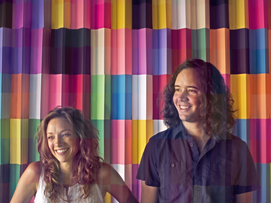 Emily Frantz (left) and Andrew Marlin of Mandolin Orange.