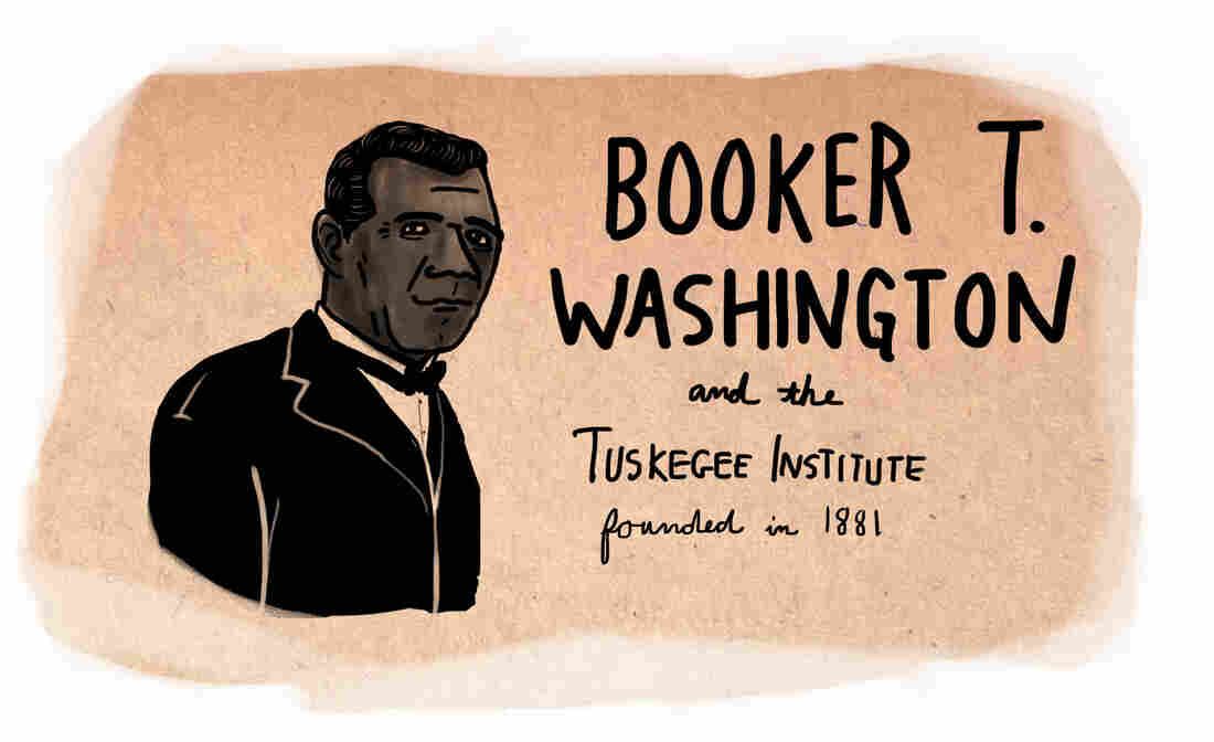 Booker T. Washington founded the Tuskegee Institute in 1881.