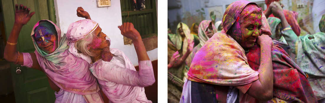 In Vrindavan, India, a group of widows break social taboos and celebrate Holi, the festival of colors.