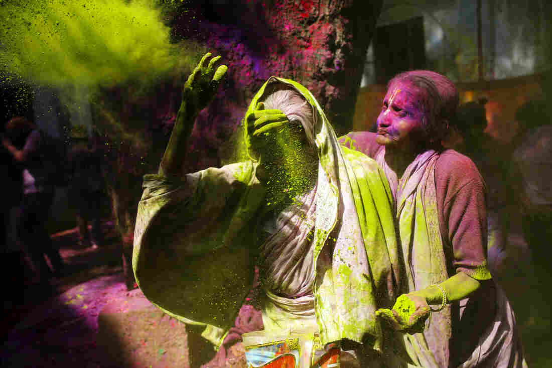 In Vrindavan, India, a group of widows break social taboos and celebrate Holi, the festival of colors.