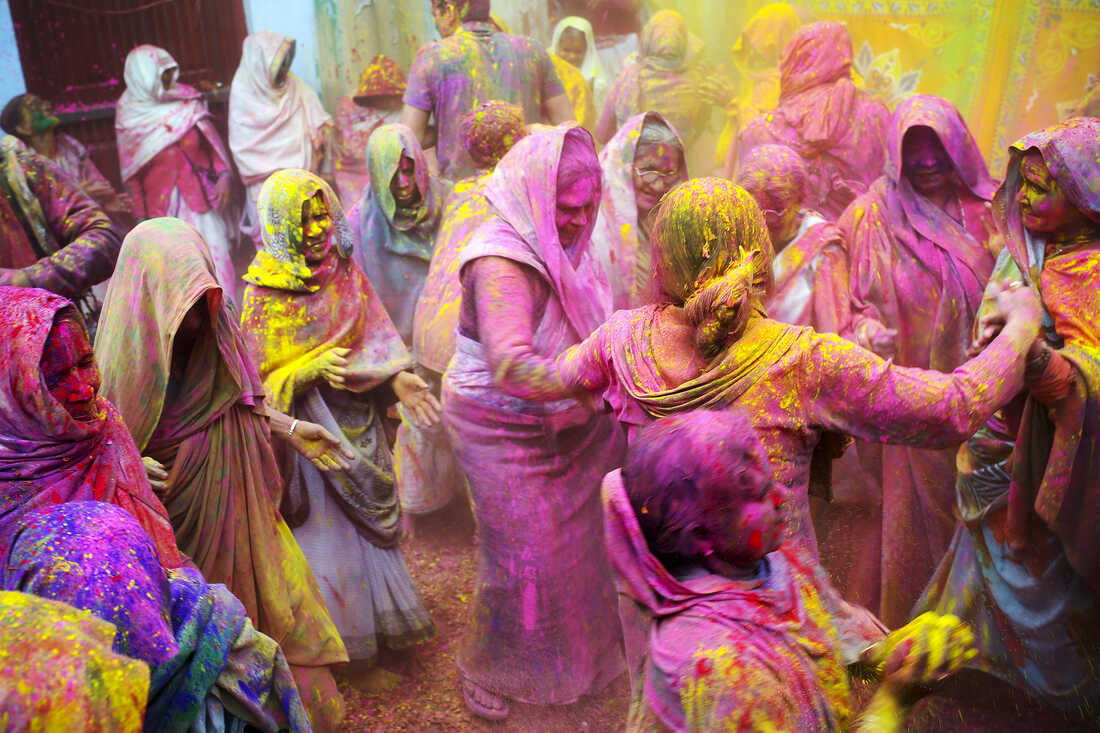 In Vrindavan, India, a group of widows break social taboos and celebrate Holi, the festival of colors.