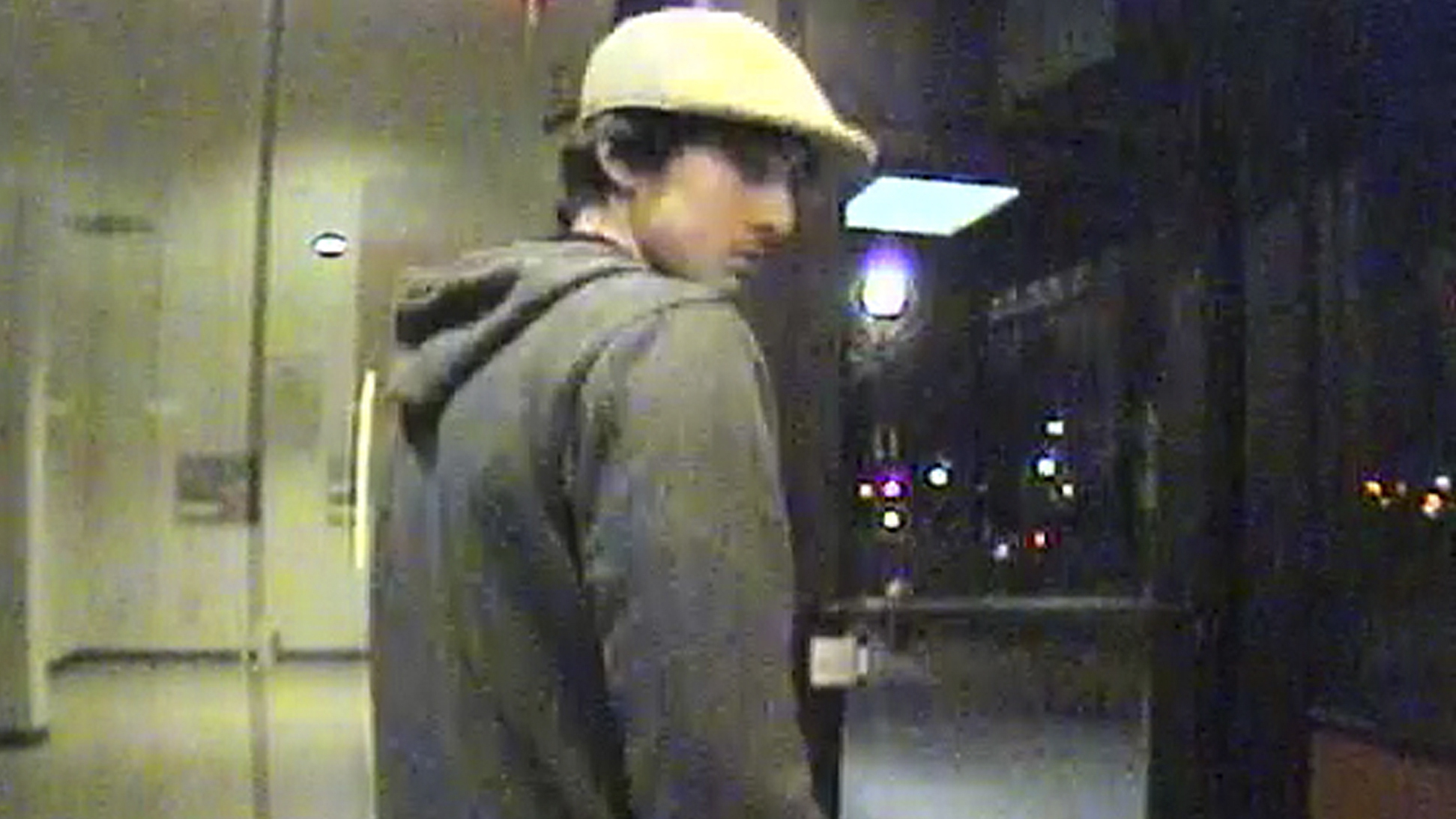 A still image from surveillance video that was entered as evidence shows Boston Marathon bombing suspect Dzhokhar Tsarnaev in 2013, in a handout photo provided by the U.S. Attorney's Office in Boston. Tsarnaev, 21, is accused of killing three people and injuring 264 with a pair of homemade bombs at the race's crowded finish, as well as fatally shooting a police officer three days later. (Reuters /Landov)