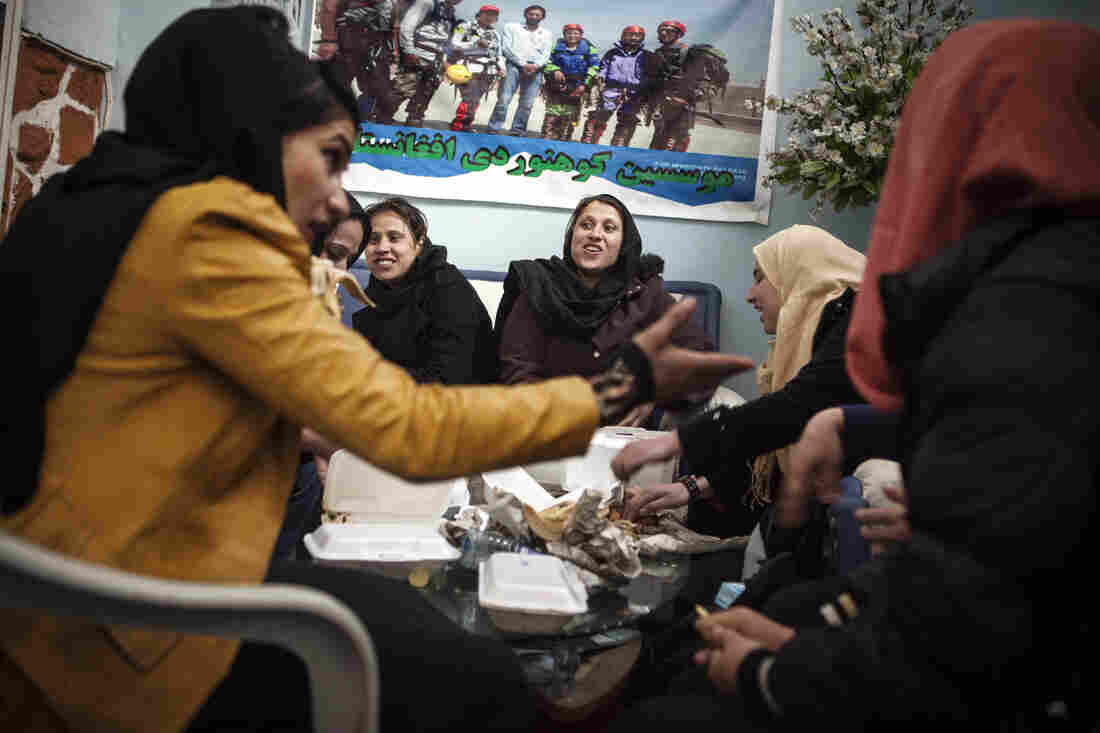 The Afghan women's team needs everything, including food.