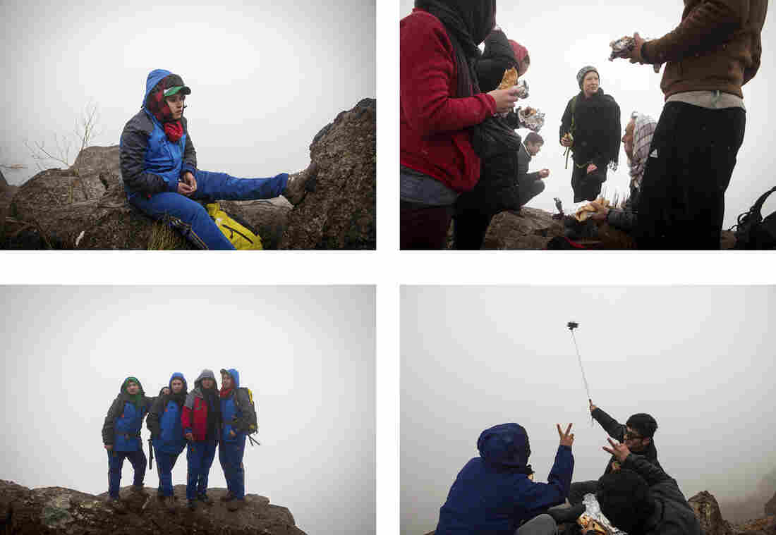 The team has weekly practice ascents on the outskirts of Kabul.